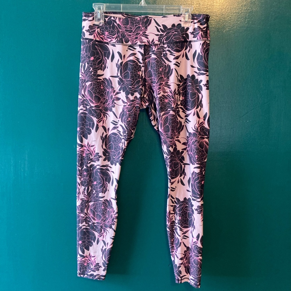 Floral work out leggings